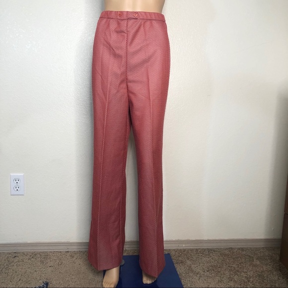 Vintage 70s High Waisted Wide Leg Pants - Picture 2 of 8